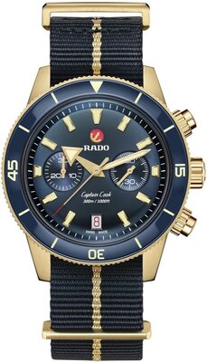 Rado Captain Cook Chronograph Automatic R32146208 (+ 2 Ersatz-Uhrenarmbänder)