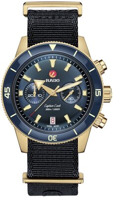 Rado Captain Cook Chronograph Automatic R32146208 (+ 2 Ersatz-Uhrenarmbänder)