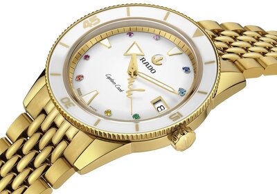 Rado Captain Cook Automatic R32117708 Marina Hoermanseder Heartbeat (+ 2 Ersatz-Uhrenarmbänder)