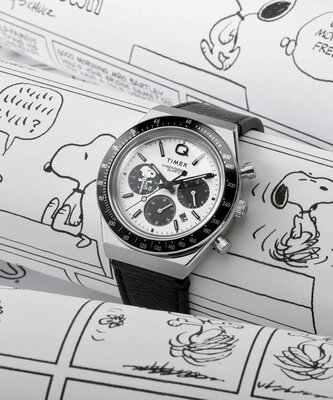 Timex Q Timex Reissue x Peanuts Snoopy Quartz Chronograph TW2W68900UK