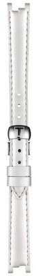 Lederband Tissot T852.036.540 12mm, Weiß