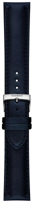 Lederband Tissot T852.050.301 22mm, Blau, vegan, Quick Release