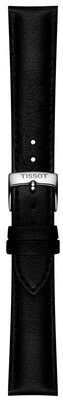 Lederband Tissot T852.050.319 18mm, schwarz, vegan, Quick Release
