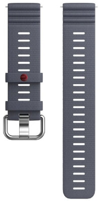 Silikonband Polar 22mm, Grau, Größe S-L, Quick Release