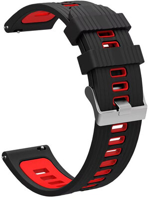 Silikonband Ricardo 22mm (pro Garmin Fenix 8/7/6 (47mm), Epix 2 aj.), schwarz V1, Quick Release