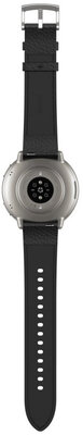 Amazfit Active 2 Premium (Round) schwarzes Leder (+ Ersatzband)