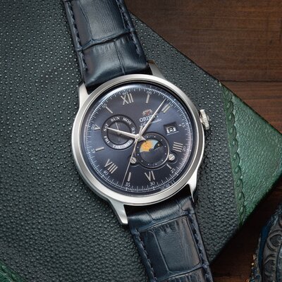 Orient Classic Bambino 2nd Generation Version9 Sun & Moon Automatic RA-AK0806L30B