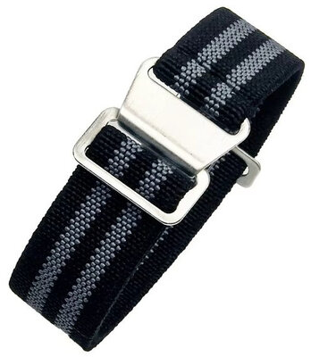 Nylon-Riemen Ricardo, schwarz