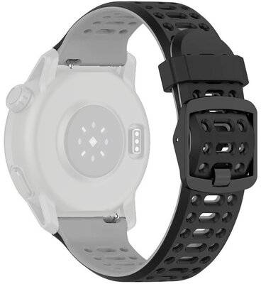 Silikonband Ricardo 22mm (pro Coros Pace 3, Apex 2 Pro), schwarz V2, Quick Release