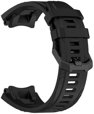 Silikon-Uhrenarmband Ricardo Moena (für Amazfit T-Rex 3), Black, + Wechselzubehör