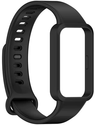 Silikon-Uhrenarmband Ricardo (für Xiaomi Band 9 Active), schwarz