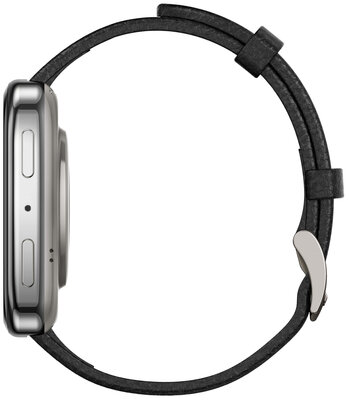 Amazfit Active 2 (Square) schwarzes Leder (+ Ersatzband)