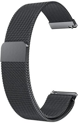 Ricardo Stahlarmband 20mm (für Garmin Fenix 8/7S/6S (43mm), etc.), grau, QuickFit