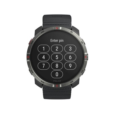 Polar Grit X2 Night Black, Größe S-L