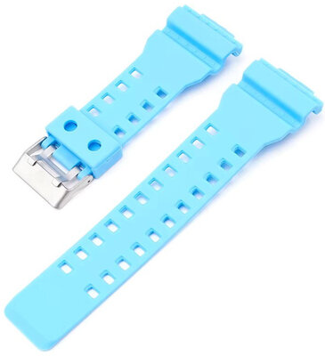 Ricardo 16mm Kunststoffband (für Casio G-Shock GA-100, GA-110, GD-120, GLS-100), blau V2