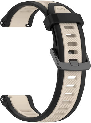 Silikonband Ricardo 20mm (Garmin Venu, Venu Sq, Venu Sq 2, Venu 2 plus, etc.), beige, Quick Release
