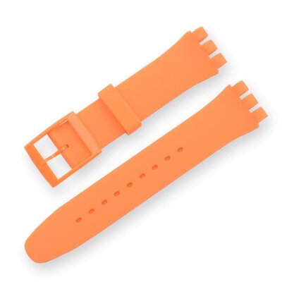 Ricardo Silikonarmband (für Swatch), orange
