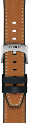 Lederband Tissot T852.051.018 21mm, Braun