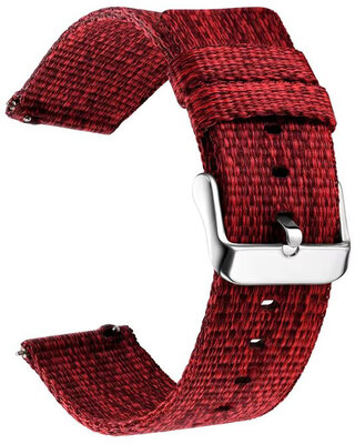 Nylon-Riemen Ricardo 20mm (pro Garmin Venu, Venu Sq, Venu Sq 2, Venu 2 plus aj.), Rot V2, Quick Release