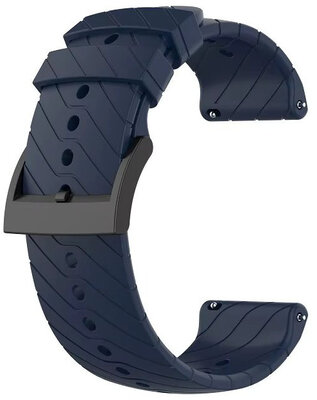 Silikonband Ricardo 24mm (pro Suunto), Blau, Quick Release