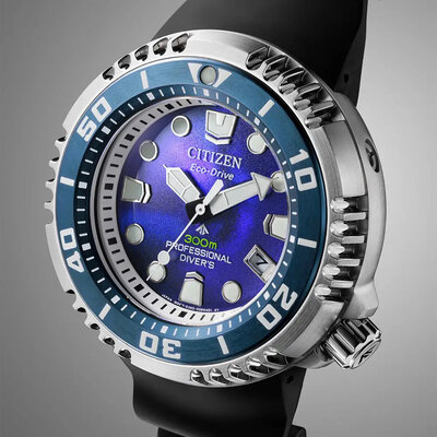 Citizen Promaster Marine Professional Diver Eco-Drive BN1025-08L Unite With Blue Limited Edition 4800pcs (+ Verlängerungsglied)