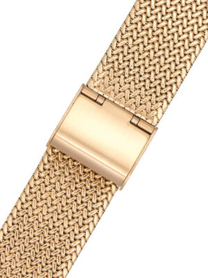 Stahlband Morellato Shiva 0552.600 M, Gold, Schnellverschluss, Milanese
