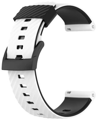 Silikonband Ricardo 24mm (pro Garmin Venu X1), Weiß, Quick Release