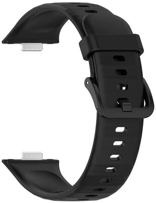 Silikon-Uhrenarmband Ricardo Lavarone (für Huawei Watch Fit 3, 4, 4 Pro, 5, 5 Pro), Black