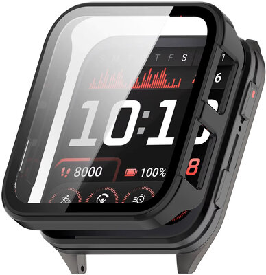 Schutzhülle (pro Garmin Venu X1), Kunststoff, schwarz + Glas