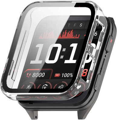 Schutzhülle (pro Garmin Venu X1), Kunststoff, transparent + Glas
