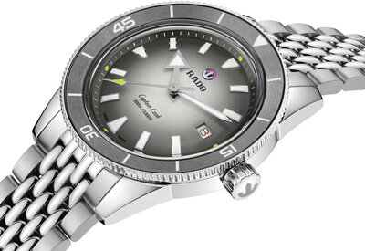 Rado Captain Cook Automatic R32222108 Tennis Limited Edition 1985pcs (+ 3 Ersatz-Uhrenarmbänder und Etui)
