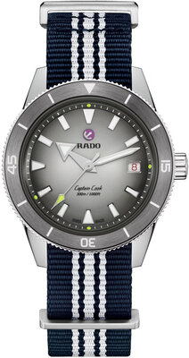 Rado Captain Cook Automatic R32222108 Tennis Limited Edition 1985pcs (+ 3 Ersatz-Uhrenarmbänder und Etui)