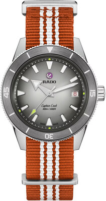 Rado Captain Cook Automatic R32222108 Tennis Limited Edition 1985pcs (+ 3 Ersatz-Uhrenarmbänder und Etui)