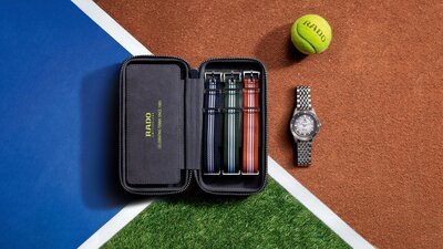 Rado Captain Cook Automatic R32222108 Tennis Limited Edition 1985pcs (+ 3 Ersatz-Uhrenarmbänder und Etui)