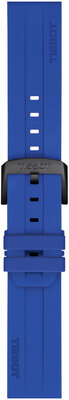 Silikonband Tissot T852.050.991 22mm, Blau, Quick Release