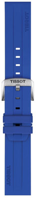 Silikonband Tissot T852.051.021 22mm, Blau, Quick Release