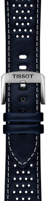 Lederband Tissot T852.051.015 22mm, Blau, Quick Release