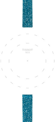 Synthetisches Band Tissot T852.048.078 9mm, Blau, Quick Release
