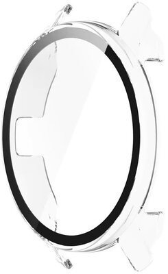 Schutzhülle (pro Garmin Venu 2S), Kunststoff, transparent + Glas