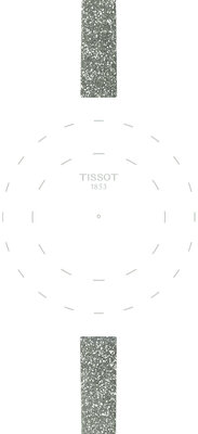 Synthetisches Band Tissot T852.048.081 9mm, Grau, Quick Release