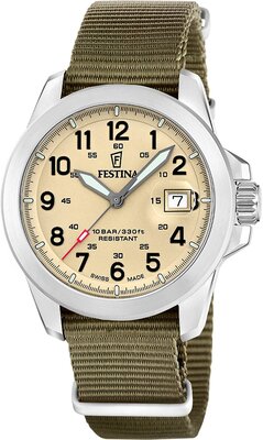 Festina Swiss Made Field 20081/1 (+ 2 Ersatzbänder)