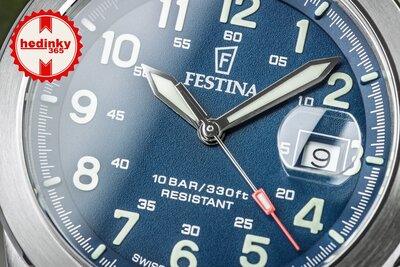 Festina Swiss Made Field 20081/2 (+ 2 Ersatz-Uhrenarmbänder)