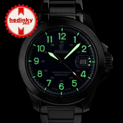 Festina Swiss Made Field 20081/2 (+ 2 Ersatz-Uhrenarmbänder)