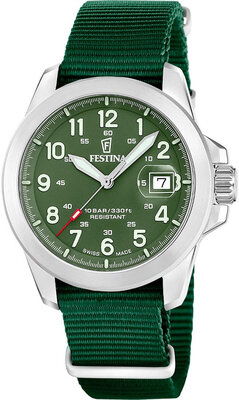 Festina Swiss Made Field 20081/3 (+ 2 Ersatzbänder)