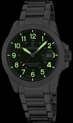 Festina Swiss Made Field 20081/3 (+ 2 Ersatzbänder)