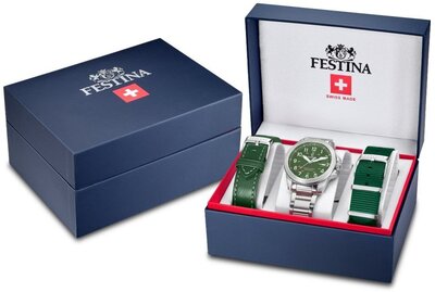 Festina Swiss Made Field 20081/3 (+ 2 Ersatzbänder)