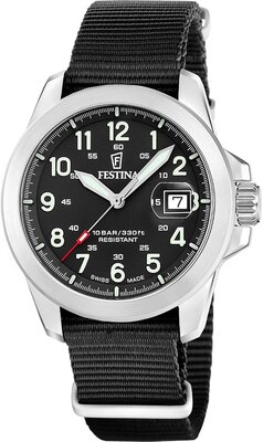 Festina Swiss Made Field 20081/4 (+ 2 Ersatzbänder)