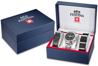 Festina Swiss Made Field 20081/4 (+ 2 Ersatzbänder)