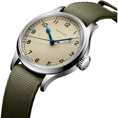Longines Heritage Avigation Automatic L2.819.4.93.2 Heritage Military (+ náhradní řemínek)