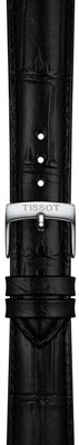 Lederband Tissot T852.051.027 18mm, schwarz, Quick Release